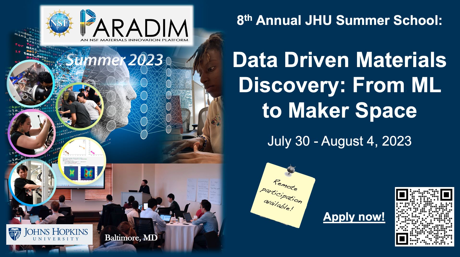 2023 JHU Summer School PARADIM